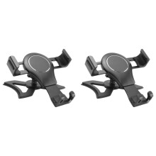 2X for A3 8V S3 2014-2019 Cell Phone Holder Mobile Bracket Car Mount Accessories Black