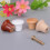 Wooden Drawer Knobs Round Mushroom Style 8 pcs 4