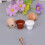 Wooden Drawer Knobs Round Mushroom Style 8 pcs 5
