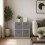 Charles Jacobs (Grey Drawers) Charles Jacobs Grey 4 Cube Open Book Shelf Storage Unit 3