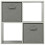 Charles Jacobs (Grey Drawers) Charles Jacobs Grey 4 Cube Open Book Shelf Storage Unit 5