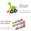 Dinosaur Pull-Along Number Train Wooden Toy 0-9 8