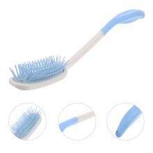 Plastic Comb with Ergonomic Curved Handle for All Hair Types