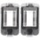Circuit Breaker Box Cover Clear Weatherproof 2 pcs 3