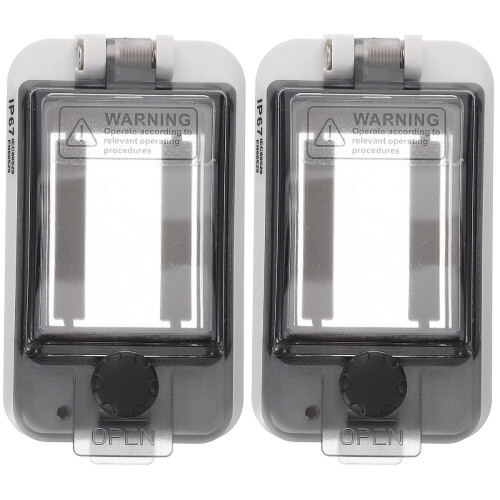 Circuit Breaker Box Cover Clear Weatherproof 2 Way 2