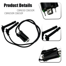 Motorcycle Ignition Coil for CB650 CBR650 CBR650R CB650R EFI Motorbike Ignition Wire Cap Set 30500-422-003