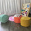 Yellow Pouf Cover for Ottoman Foot Stool Storage 4