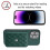 iPhone 16 Wallet Purse Green PU Leather with RFID Blocking 3
