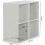 Charles Jacobs (Grey Drawers) Charles Jacobs Grey 4 Cube Open Book Shelf Storage Unit 6