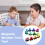 Wooden Magnetic Digital Train Number Learning Blocks 8