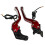 Motorcycle Brake Lever LED Signal Light with Adjustable 7