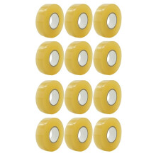 12 Pack Clear Hockey Tape Multipurpose Tape Roll Shin Pad Sock Tape Roll Sports Gear 2.4cmx28M Hockey Sports Gifts