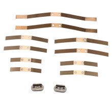 2 Pair Steel Shock Absorption Leaf Springs Suspension for WPL B14 B24 B16 B36 1/16 RC Truck Car Parts Accessories,A