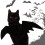 Cat Wings Bat Wings Black Felt Accessory 1 Piece 5
