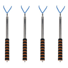 4X Disc Retriever Disc Grabber 10 Voet Draagbare Telescopische Paal met Duurzame Haak voor Outdoor Vliegende Schijf