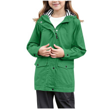 Girls' Waterproof Breathable Softshell Jacket with Hood