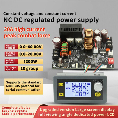2X XY6020L CNC Adjustable Direct Current Stabilized Voltage Power Supply Constant Voltage and Current Step-Down Module,B 2