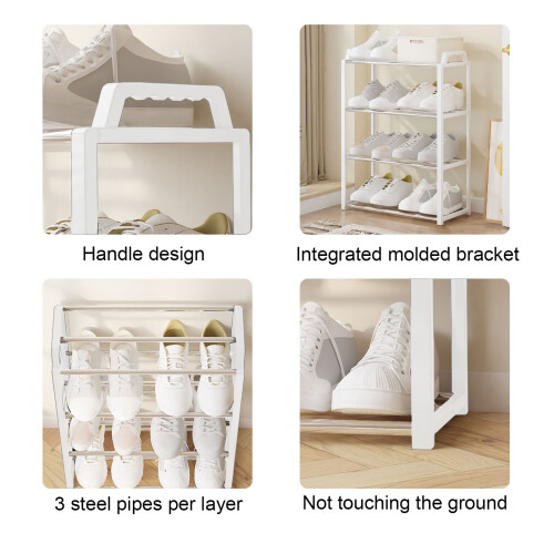 Shoe Organizer 4-Tier Sturdy Floor Rack 1
