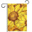 Gartenflagge mit nahtlosem gelbem Sonnenblumenmuster, doppelseitig 1