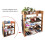 Wood Shoe Rack Organizer Maple 6 Tiers 5