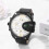 Men's Leather Quartz Watch Multi-Time Zone Large Dial PU 4