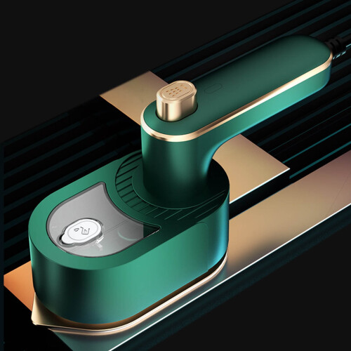 Mini Steam Iron 40W Portable 2-in-1 Rotatable Foldable