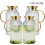 Glass Pitcher with Lid 68 oz Heat-Resistant 2 or 4 Pack 4
