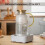 Glass Pitcher with Lid 68 oz Heat-Resistant 2 or 4 Pack 3