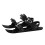 Mini ski skates for snow adjustable short snowblades 2