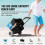 Shore Trolley with Inflatable Sand Wheels 9" Foldable 6