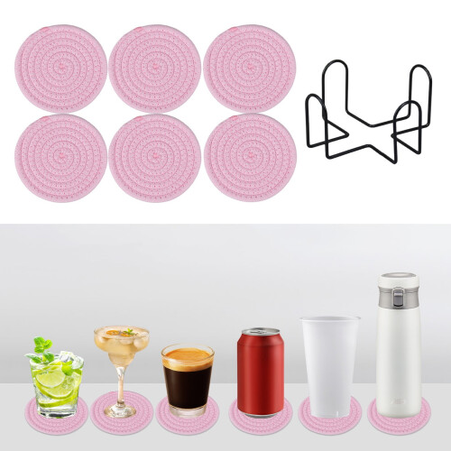 Kitchen Trivets Heat Resistant Cotton Rope 4 Pack 2