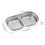 Camping Tableware Set Stainless Steel 5-Piece Portable Tray 2
