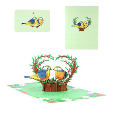 3D Pop-Up Love Tree Greeting Card – Handmade, Romantic