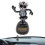 Solar Dancing Skeleton Pumpkin Doll Halloween Decor 7