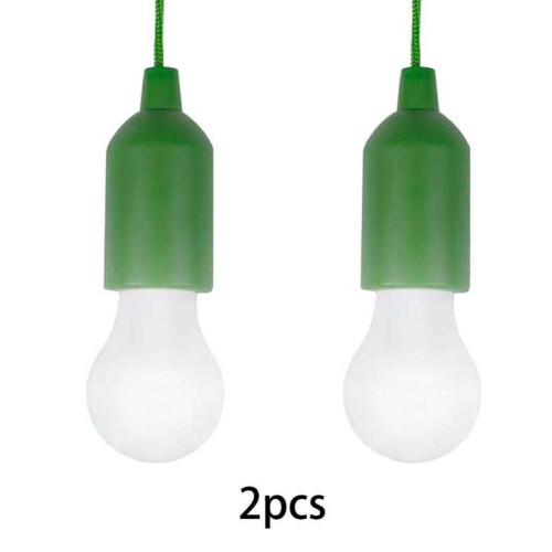 LED hanging lamp with pull switch 2 pcs 2