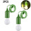 LED hanging lamp with pull switch 2 pcs 6