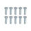 M8 Motorcycle Disc Brake Bolts Hex Socket 10 Pcs 4