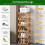 Bamboo Vertical Folding Shoe Rack Narrow 7