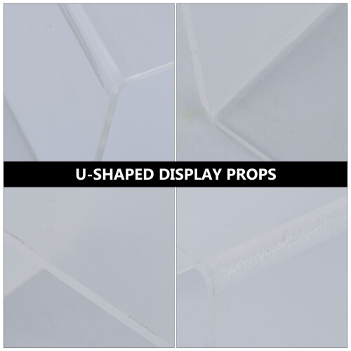 Acrylic U-Shaped Shoe Display Stand 3 Pack 2