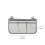 Wheelchair Side Armrest Bag Polyester Multi-Pocket with 2