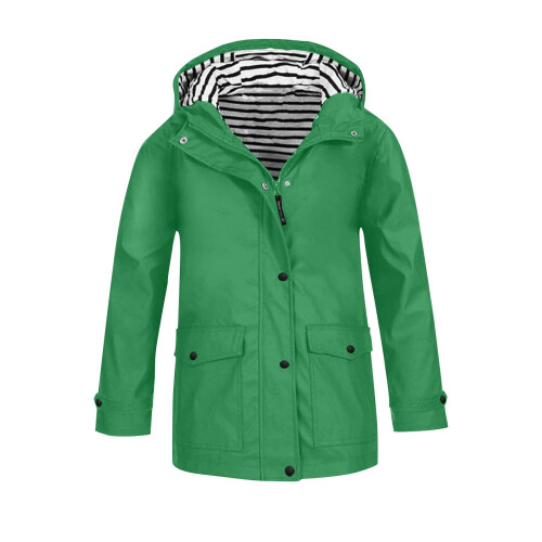 Girls' Waterproof Breathable Softshell Jacket with Hood 2