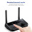 Audio Transmitter Receiver Black ABS Portable 5.3 4