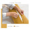 Round Cervical Roll Pillow Ergonomic Yellow 1pc 5