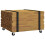 VidaXL vidaXL Coffee Table Brown 60 x 60 x 38 cm Solid Teak Wood 2