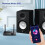 Audio Transmitter Receiver Black ABS Portable 5.3 3