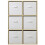 Charles Jacobs (6 White Drawers) Charles Jacobs Oak 6 Cube Open Book Shelf Storage Unit 3