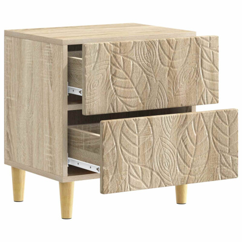 VidaXL vidaXL Bedside Table 2 pcs Sonoma Oak 43 x 34.5 x 48 cm 1