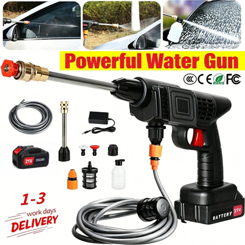 High Pressure Cordless Car Washer Gun UK