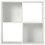 Charles Jacobs (No Drawers) Charles Jacobs White 4 Cube Open Book Shelf Storage Unit 4