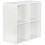 Charles Jacobs (No Drawers) Charles Jacobs White 4 Cube Open Book Shelf Storage Unit 5